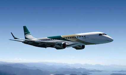 Exterior of Embraer Lineage 1000