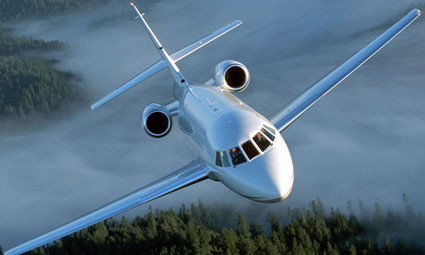 Exterior of Falcon 2000 EX