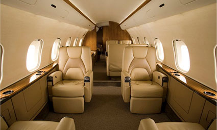 Interior of Global 5000