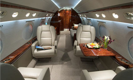 Interior of Gulfstream G300