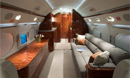 Interior of Gulfstream G300