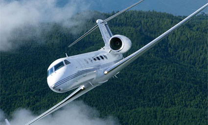 Exterior of Gulfstream G450