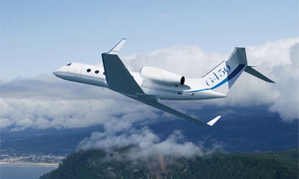 Exterior of Gulfstream G450