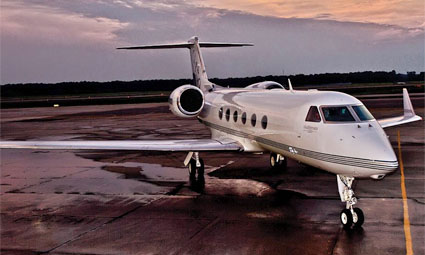 Exterior of Gulfstream G450