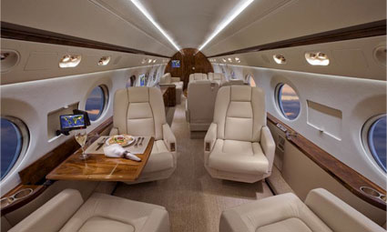 Interior of Gulfstream V