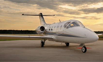 Exterior of Hawker 400 XP