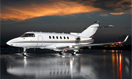 Exterior of Hawker 850 XP