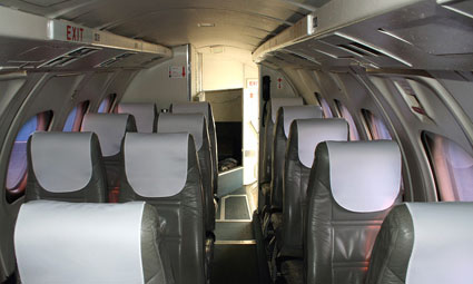 Interior of Jetstream 32