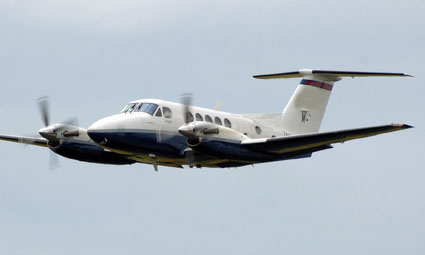 Exterior of King Air C90B