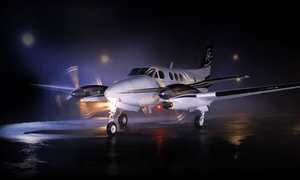 Exterior of King Air C90GTi