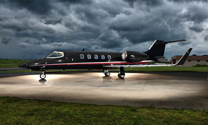 Exterior of Learjet 31A