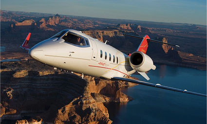 Exterior of Learjet 60XR