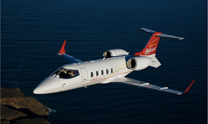 Exterior of Learjet 60XR