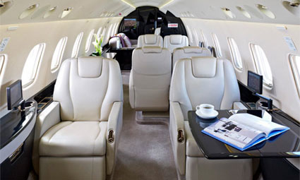 Interior of Legacy 600