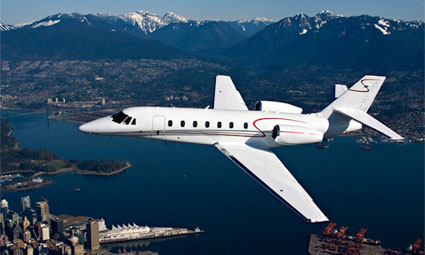 Exterior of Cessna Citation Sovereign +