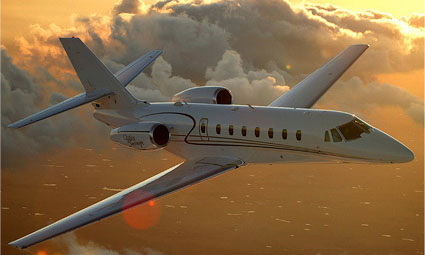 Exterior of Cessna Citation Sovereign +