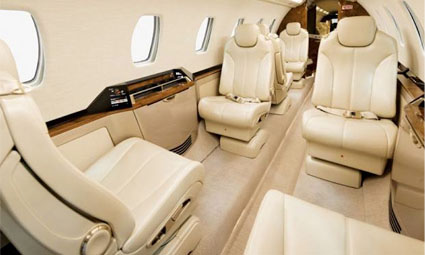 Interior of Cessna Citation Sovereign +