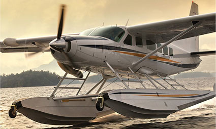 Exterior of Cessna C208 Amphibian