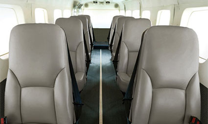 Interior of Cessna C208 Amphibian