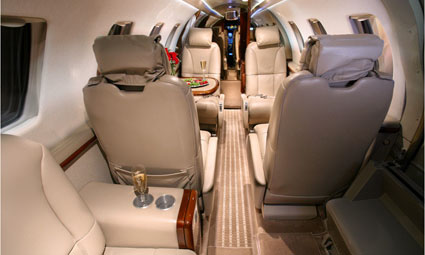 Interior of Citation CJ1