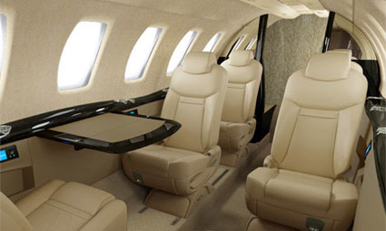 Interior of Citation CJ4