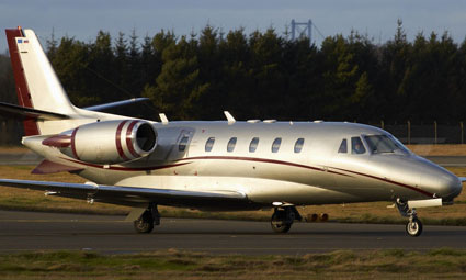 Exterior of Cessna Citation Excel