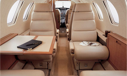 Interior of Citation II