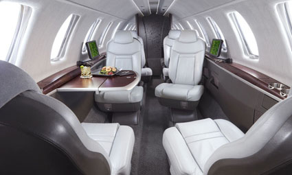 Interior of Citation Jet (CJ)