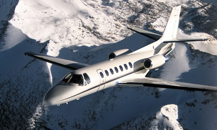 Exterior of Cessna Citation V Ultra