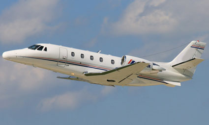 Exterior of Cessna Citation XLS